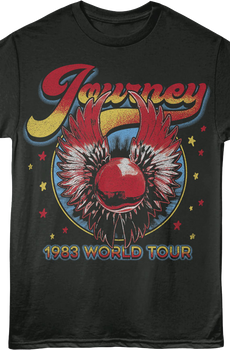 Front & Back 1983 World Tour Journey T-Shirt