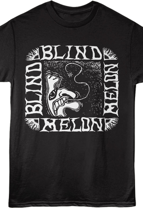 Front & Back Crammed In A Van Tour Blind Melon T-Shirt