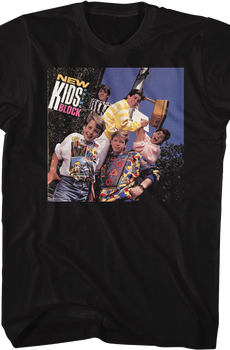 Front & Back Debut Album New Kids On The Block T-Shirt