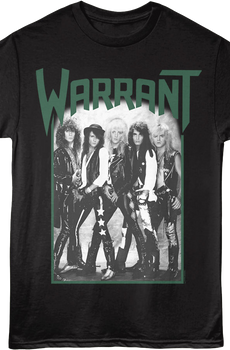 Front & Back Dirty Rotten Filthy Stinking Rich Warrant T-Shirt