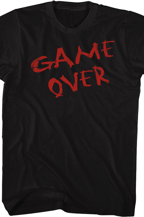 Front & Back Game Over Saw T-Shirtmain product image