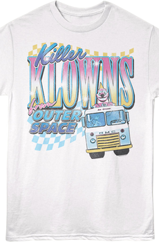 Front & Back Ice Cream Truck Killer Klowns From Outer Space T-Shirt