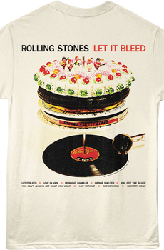 Front & Back Let It Bleed Rolling Stones T-Shirt