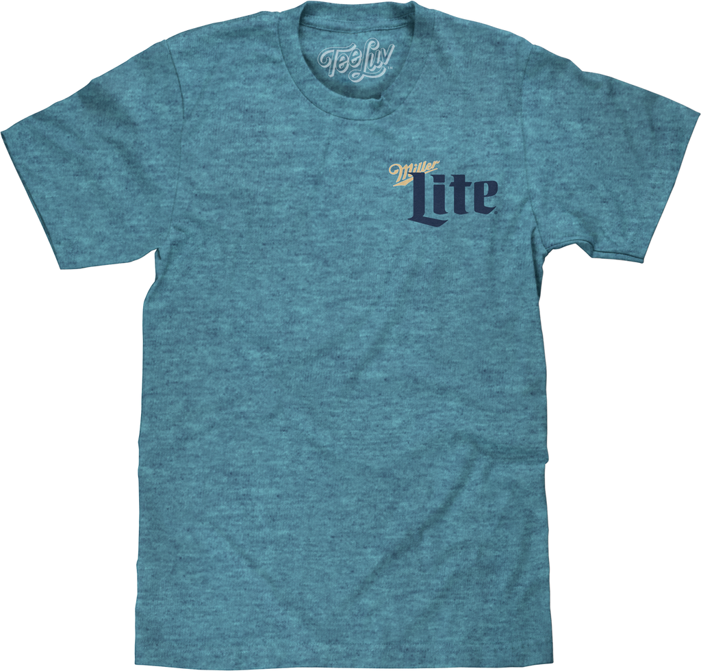 Front & Back Miller Lite TShirt