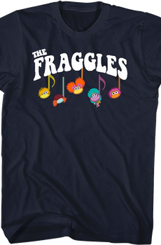 Front & Back Music Notes Fraggle Rock T-Shirt