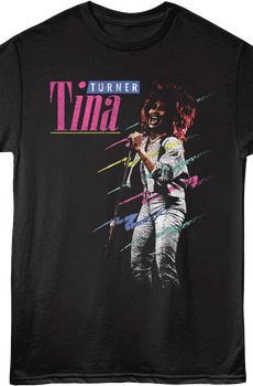 Front & Back Private Dancer Tour Tina Turner T-Shirt