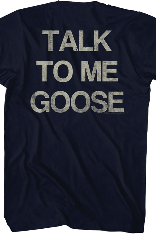 Front & Back Talk To Me Goose Top Gun T-Shirtmain product image