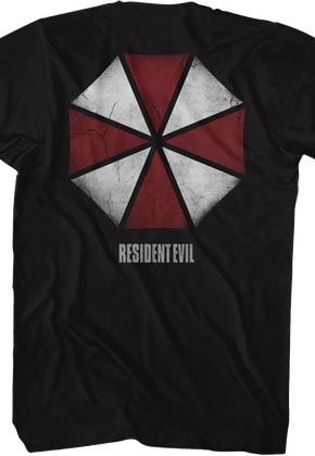 Front & Back Umbrella Corporation Logo Resident Evil T-Shirt