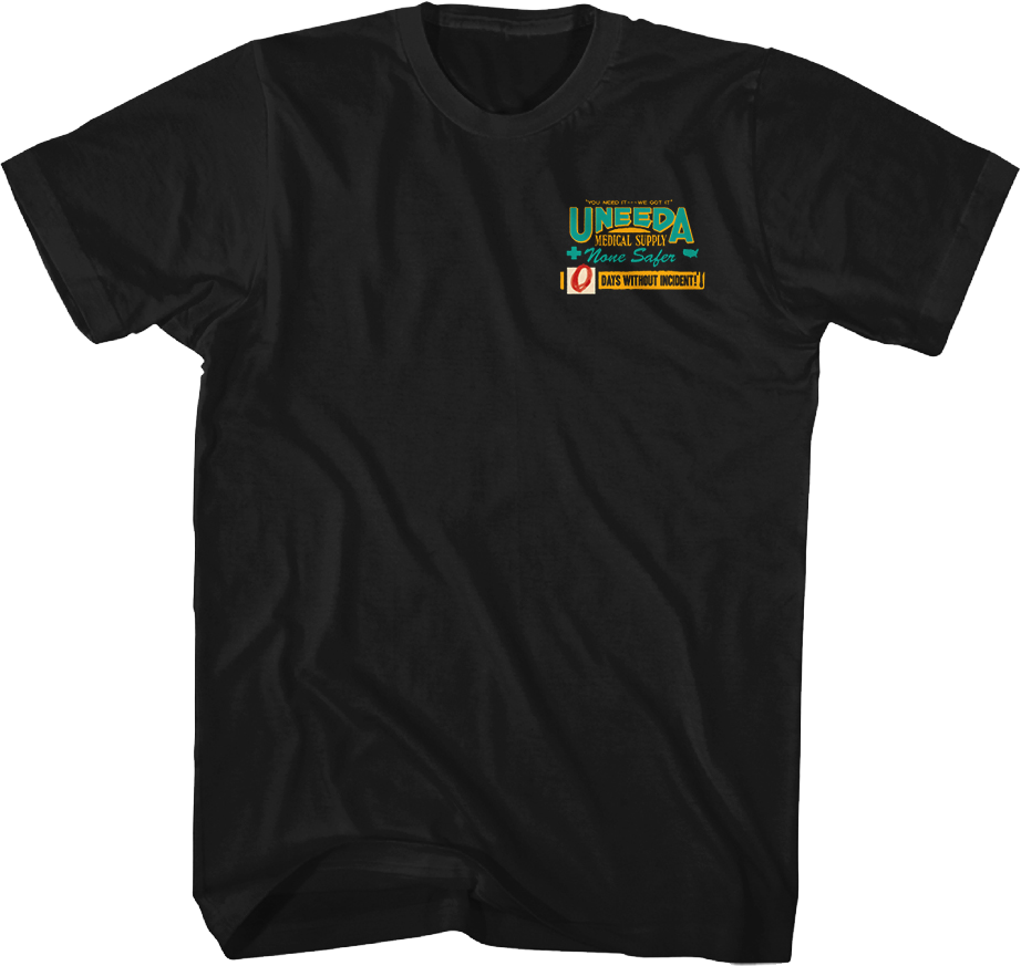 Front & Back Uneeda None Safer Return Of The Living Dead T-Shirt