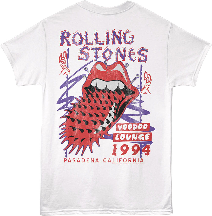 Front & Back Voodoo Lounge 1994 Rolling Stones T-Shirt