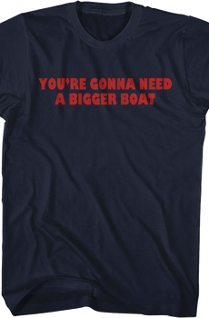 Front & Back You're Gonna Need A Bigger Boat Jaws T-Shirt