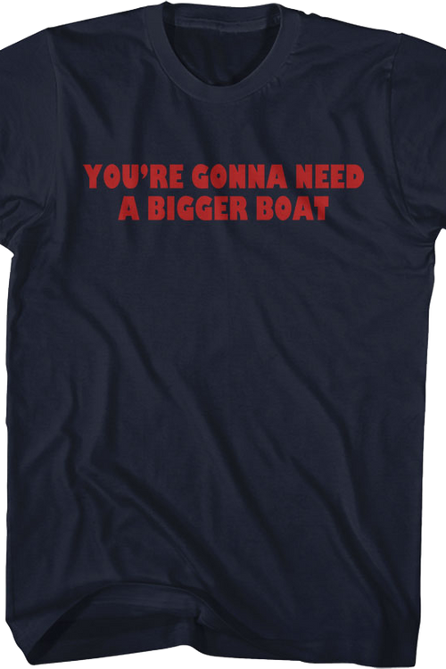 Front & Back You're Gonna Need A Bigger Boat Jaws T-Shirtmain product image