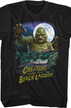 Full Moon Creature From The Black Lagoon T-Shirt