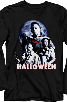 Full Moon Halloween Long Sleeve Shirt
