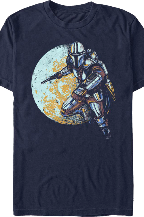 Full Moon The Mandalorian Star Wars T-Shirtmain product image