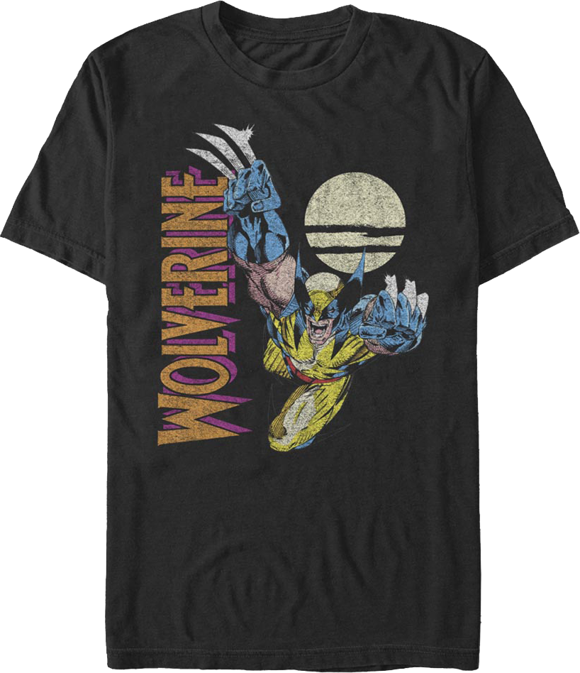 Full Moon Wolverine Marvel Comics T-Shirt