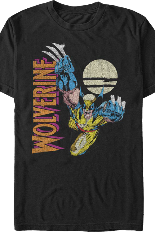 Full Moon Wolverine Marvel Comics T-Shirtmain product image
