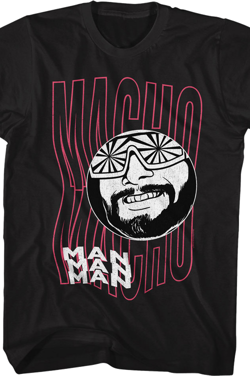 Funky Text Macho Man Randy Savage T-Shirtmain product image