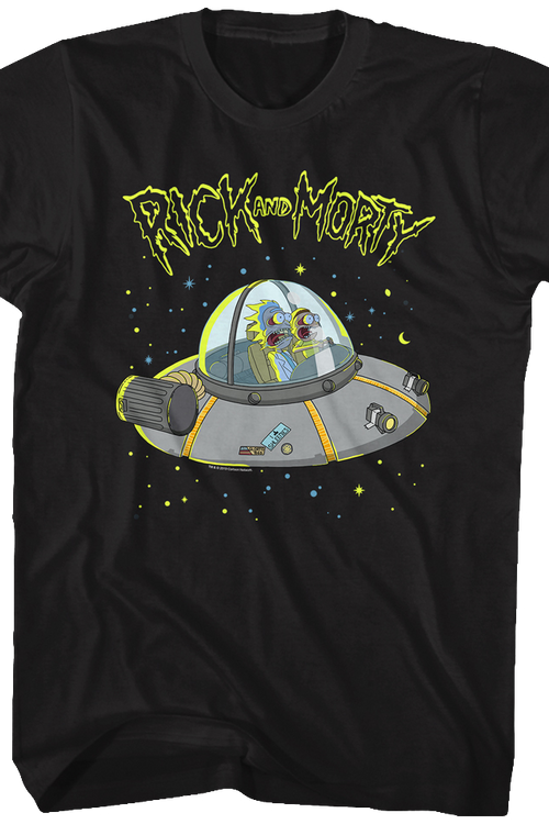 Galaxy Space Cruiser Rick and Morty T-Shirtmain product image