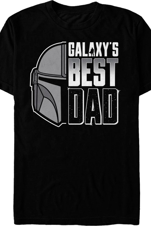 Galaxy's Best Dad The Mandalorian Star Wars T-Shirtmain product image