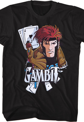 Gambit Feeling Lucky Men's X-Men Marvel Comics T-Shirt