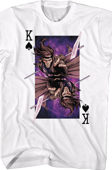 Gambit King Playing Card X-Men T-Shirt