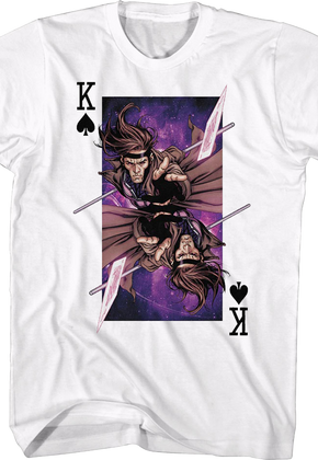 Gambit King Playing Card X-Men T-Shirt