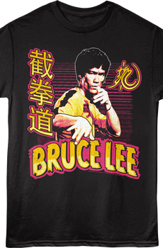 Game Of Death Action Pose Bruce Lee T-Shirt
