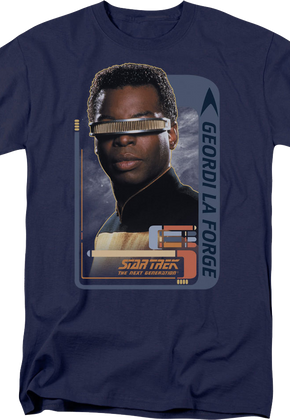 Geordi La Forge Star Trek The Next Generation T-Shirt