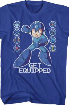 Get Equipped Mega Man T-Shirt