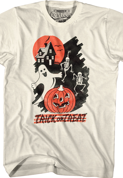 Ghost & Skeletons Trick Or Treat T-Shirt