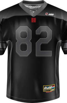 Snake Eyes GI Joe Football Jersey