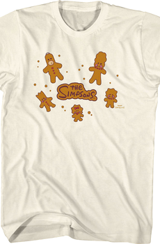 Gingerbread Cookies Simpsons T-Shirt