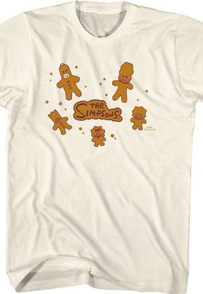 Gingerbread Cookies Simpsons T-Shirt
