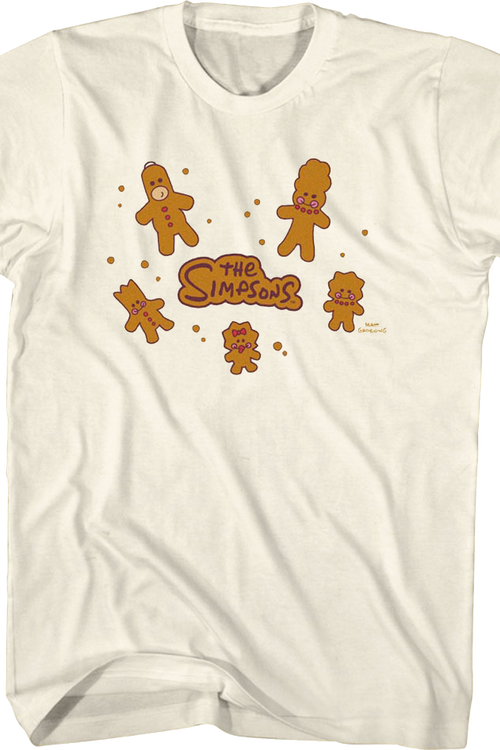 Gingerbread Cookies Simpsons T-Shirtmain product image