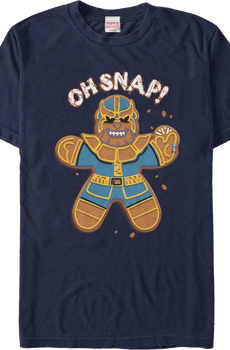 Gingerbread Thanos Oh Snap Marvel Comics T-Shirt