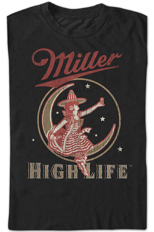 Girl In The Moon Miller High Life T-Shirtmain product image