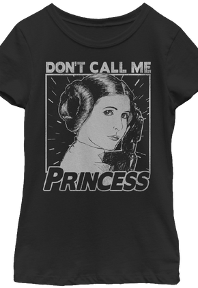 Girls Don't Call Me Princess Star Wars Shirt