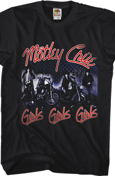 Girls Girls Girls Motley Crue T-Shirt
