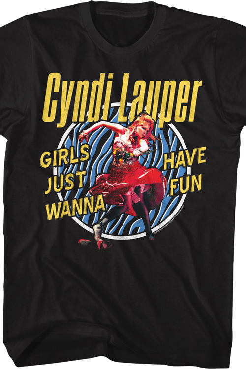 Girls Just Wanna Have Fun Cyndi Lauper T-Shirtmain product image