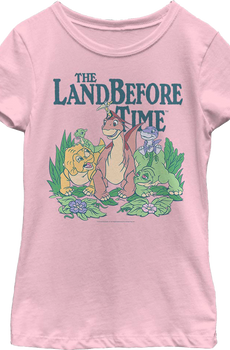 Girls Youth Group Picture Land Before Time Shirt