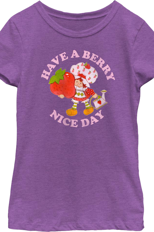 Girls Youth Have A Berry Nice Day Strawberry Shortcake Shirtmain product image