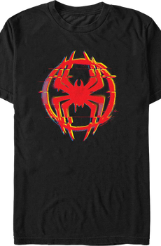 Glitching Logo Spider-Man T-Shirt
