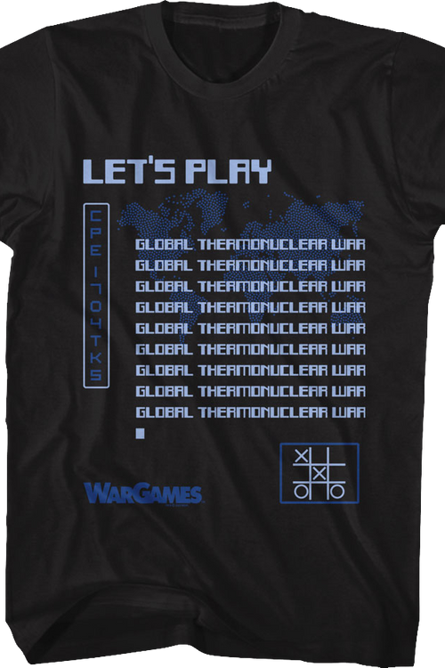 Global Thermonuclear War WarGames T-Shirtmain product image