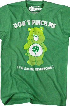 Good Luck Bear Don't Pinch Me I'm Social Distancing Care Bears T-Shirt