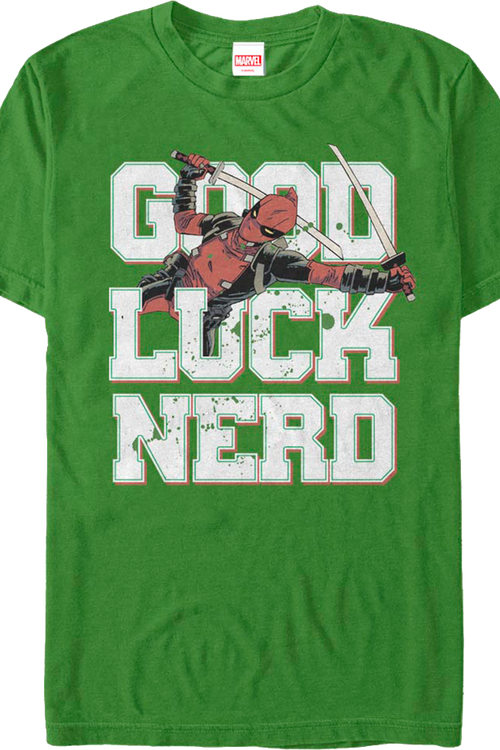 Good Luck Nerd Deadpool Marvel Comics T-Shirtmain product image