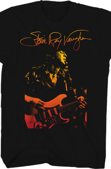 Gradient Autograph Stevie Ray Vaughan T-Shirt