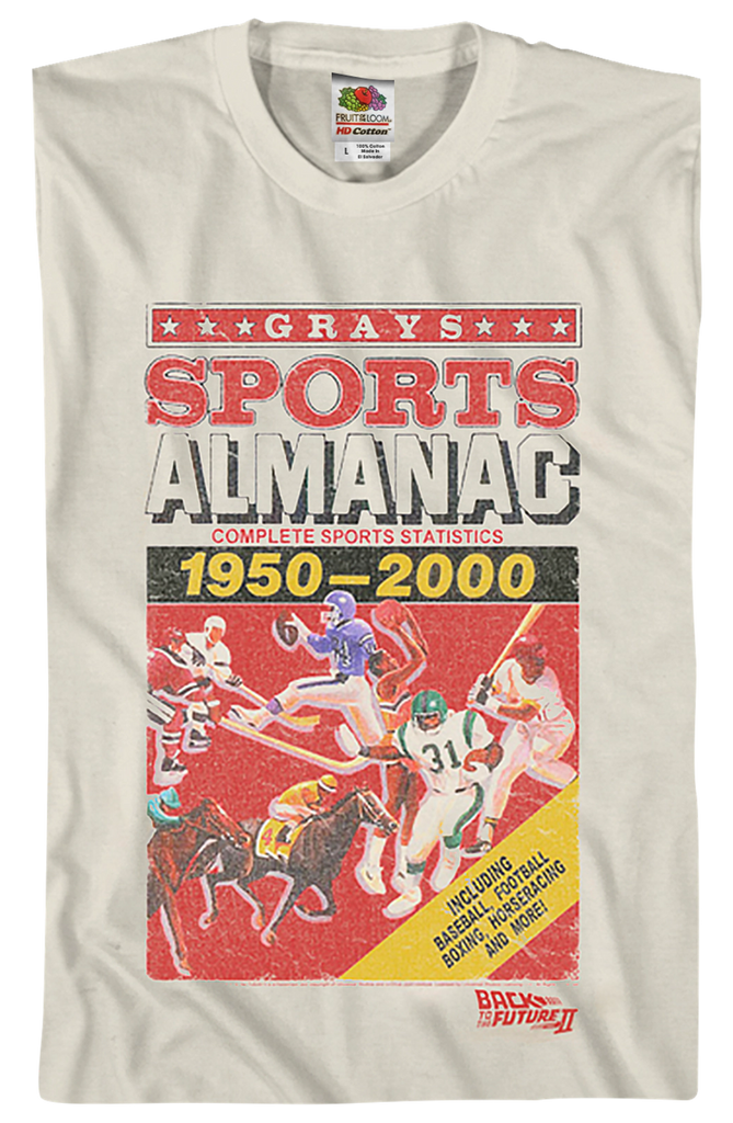 Gray's Sports Almanac T-Shirt: Back To The Future Mens T-Shirt