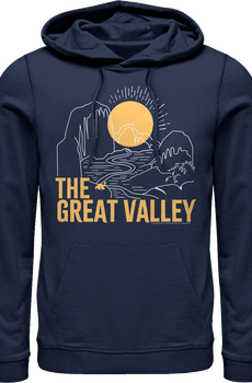 Great Valley Sketch Land Before Time Hoodie