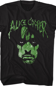 Green Face Alice Cooper T-Shirt